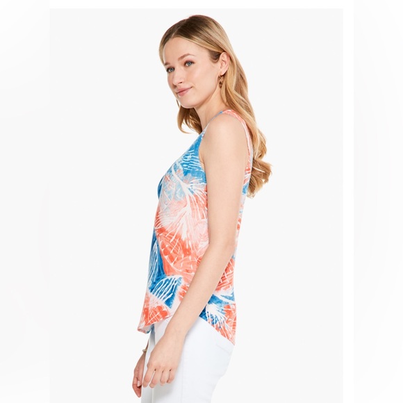 NIC+ZOE WATERCOLOR BLOOMS TANK - Picture 2 of 10